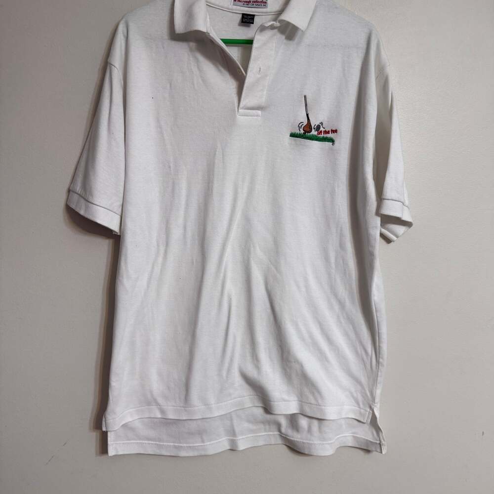 Vintage‎ 80s Men’s Athletic Golf Polo Shirt White